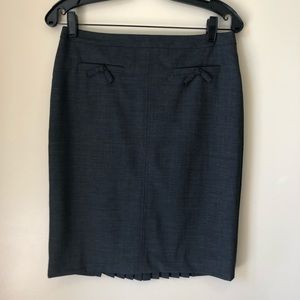 Trina Turk Wool Pencil Skirt